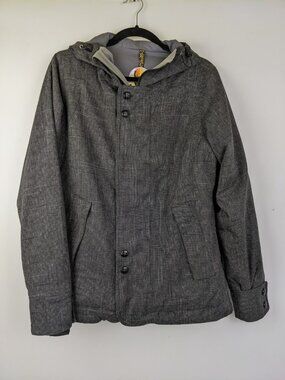 Burton Women's Jet Set Jacket Size Medium DryRide Black Hooded Cool Flavors